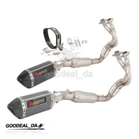 Kolightning Ko-pi065-j For Kawasaki Z650 Ninja 650 2023-2025 Full Exhaust Silencer Mufflers Header Pipe