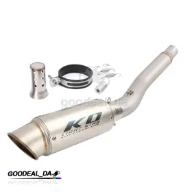 Ko-pi131-e Kolightning Cbr250r For Honda 2011-2016 Slip On Exhaust Tips Muffler Middle Pipe 51mm System