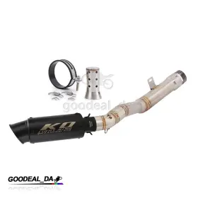 Ko-pi198-cd Kolightning Slip On For Kawasaki Ninja Zx10r 2021-2025 Exhaust Link Pipe Tail Muffler Escape