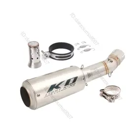 Ko-pi198-d Kolightning Ninja Zx10r 2011-2025 For Kawasaki Exhaust System Mid Pipe Slip On 51mm Muffler