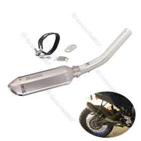 Ko-pi205-b Kolightning For Yamaha Tenere 700 Rally Edition 2020-2025 Exhaust Muffler Tips 51mm Mid Pipe