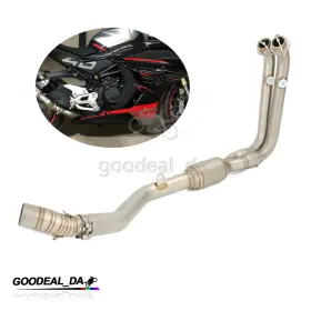 Ko-pi228-ad Kolightning Slip For Cf-moto 450sr 450ss 450nk 2022-25 Exhaust Front Mid Link Pipe Fit Stock