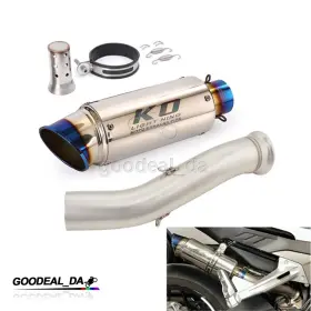 Ko-pi241-b Kolightning Slip For Cf-moto Nk800 800nk 2023-2025 Motorcycle Exhaust Mid Pipe 51mm Mufflers