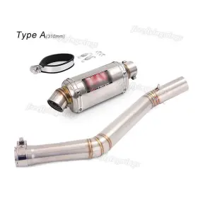 Ko003511101 Kolightning For Cf Moto Nk400 Nk650 Muffler Exhaust Silencer Mid Pipe With Db Killer Escape