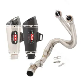 Ko021pi065atina Kolightning For Kawasaki Ninja 650 Z650 Muffler Head Mid Link Tips Exhaust System Versys