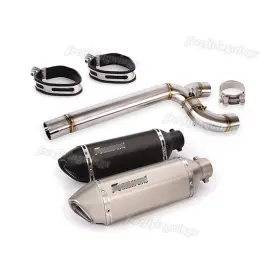 Ko0404200151 Kolightning For Yamaha Fz6 Fz6n Fz6s 2004-2011 Muffler Exhasut Mid Link Tip Slip On Silencer