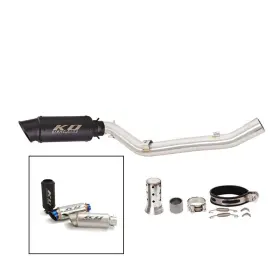 Ko077512311 Kolightning Slip On For Suzuki Drz400 2000-2024 Exhaust Muffler Mid Link Pipe Escape Tips