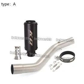 Ko89pi011btina19 Kolightning Exhaust Muffler Pipes Middle Link Tips For Kawasaki Ninja Zx6r Zx636 2009-2023