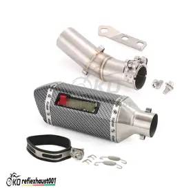 Koew37485 Kolightning For Kawasaki Ninja 650r Ex650 2006-2011 Exhaust System Mid Tail Pipe Muffler Tip