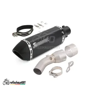 Koew74835 Kolightning Slip For Kawasaki Ninja 650 Z650 2023 2024 2025 Exhaust System Mid Pipe Muffler