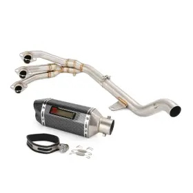 Koew84239 Kolightning Trident 660 2021-2025 For Triumph Tiger Full System Exhaust Tips Header Pipe