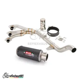 Kwqr67327 Kolightning For Triumph Trident 660 2021-2025 Tiger Exhaust Header Pipe 51mm Muffler Tip