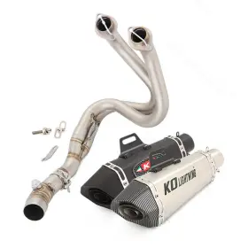 Lpmptp001 Kolightning For Kawasaki Z650 Ninja 650 2017-2023 Exhaust Front Link Pipe Muffler Silencer