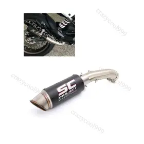 Kolightning Mlry001 Modified Exhaust System Middle Pipe Muffler Tips For Duke 125 250 390 2021-2023