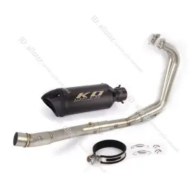Mt-03 Kolightning Mp261 2014-25 For Yamaha Yzf R3 R25 Full System Exhaust Tips Black Muffler 51mm Mt-03 Kolightning Mp261 2014-25 For Yamaha Yzf R3 R25 Full System Exhaust Tips Black Muffler 51mm