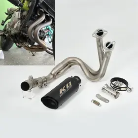 Mp302 Kolightning For Kawasaki Ninja 650 Ex650 2024 Full Exhaust Header Pipe Black Muffler Tips