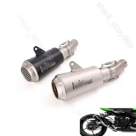 Kolightning Mp305 For Kawasaki Ninja 400 Z400 2017-2025 Mid Exhaust Link Pipe 51mm Muffler Escape
