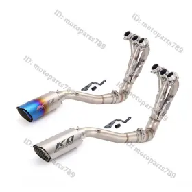 Myfp001 Kolightning For Yamaha Mt-09 Xsr900 Tracer 9 2021-2024 Exhaust Tip Front Pipe Muffler System