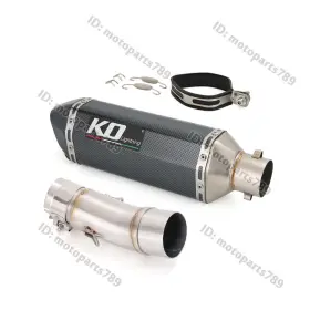 Kolightning Mysx001 For Kawasaki Ninja 400 250 Z400 Z250 2017-2025 Exhaust Mid Pipe Slip Muffler Tip