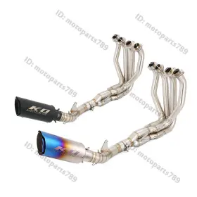Ninja1000 Kolightning Mytl001 For Kawasaki Z1000 2010-2023 Exhaust Tip Front Link Pipe 51mm Muffler