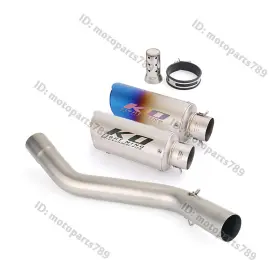 Mytx001 Kolightning Exhaust System Middle Link Pipe Muffler For Kawasaki Ninja Zx6r Zx636 2009-2023