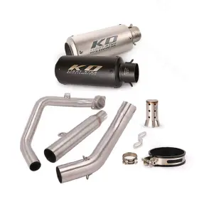 Mytz001 Kolightning For Cf-moto 250nk 250sr Full Exhaust System Front Link Pipe Muffler Silencers