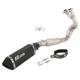Na-3-j065-001 Kolightning Ninja 650 Z650 2023-2026 Black Exhaust Tips Header Pipe Full System For Kawasaki