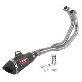 Kolightning Na-3-o058-021g Exhaust System Header Pipe Black Muffler Slip For Yamaha Mt-07 Xsr700 2025-2026