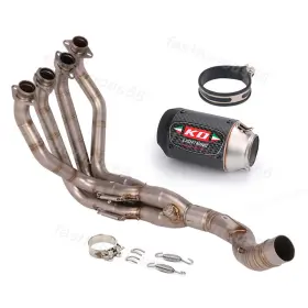Naj003 Kolightning Exhaust Muffler Tips Front Link Pipe For Kawasaki Z1000 2010-2025 Z1000sx 10-19