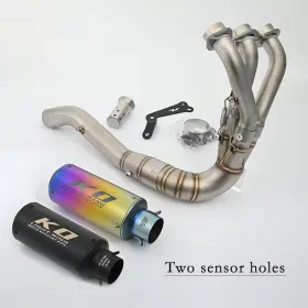 Naz044 Kolightning For Yamaha Mt-09 Tracer 9 Gt 2024-2025 Whole System Exhaust Muffler Header Pipe