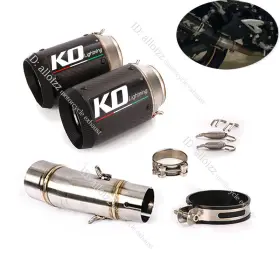 Nde220015 Kolightning Ninja 500 2024 For Kawasaki 400 Z400 Exhaust Muffler Slip On Mid Link Pipe