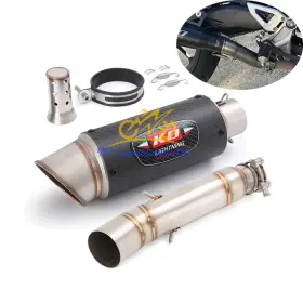 Okeq73254 Kolightning For Honda Cbr300r 2013-2019 Cb300f 2015-2018 Exhaust Link Pipe Mufflers Silencer