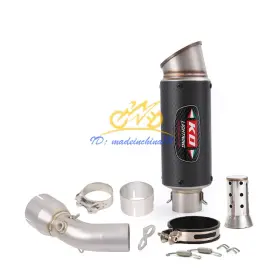 Olaf84255 Kolightning For Kawasaki Ninja 650 Z650 2023-2025 Slip On Exhaust Middle Pipe Muffler System