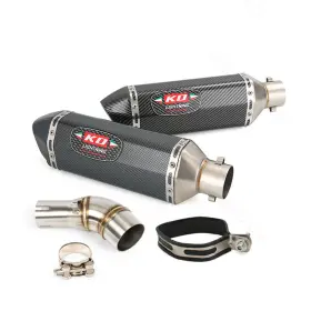 Kolightning Pi007-ako001pi036btina For Yamaha Fz03 Yzf R25 R3 2014-2023 Slip On Exhaust System Muffler Pipes