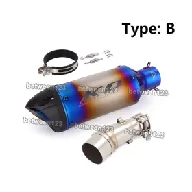 Pi012-ako123-abcpi036-b-tina Kolightning For Kawasaki Ninja 250 300 Z250 2013-2016 Mid Link Slip-on Exhaust System