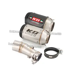 Pi012-awu038-dhpi036-btina Kolightning Slip-on Exhaust Mid Link Tips For Kawasaki Ninja Z250 250 300 2013-2016