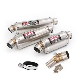 Pi015-a Kolightning Ex003 For Kawasaki Er6n 2012-2016 Motorcycle Exhaust System Mid Pipe 51mm Muffler Tips