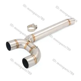Pi040-d Kolightning For Yamaha Fz6 Fz6n Fz6s 2004-2011 Motorcycle Exhaust Tips Mid Link Pipe Steel