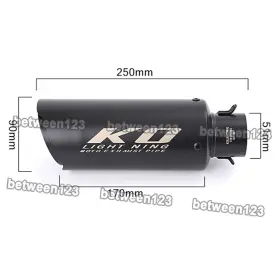Pi040-dko106 Kolightning Slip Motorcycle Exhaust Muffler Mid Link Tip For Yamaha Fz6 Fz6n Fz6s 2004-2011