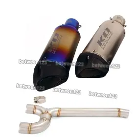 Pi040-dko123 Kolightning For Yamaha Fz6 Fz6n Fz6s 2004-2011 Muffler Tip Mid Link Tube Exhaust System Slip