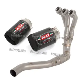 Pi044zko038 Kolightning Exhaust System Front Mid Link Tip For Yamaha Fz09 Mt09 Tracer 9gt Xsr900 24-2025
