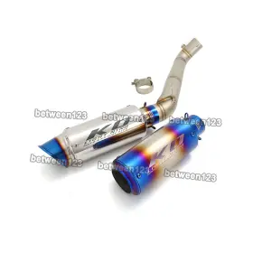 Pi047-a60ko89 Kolightning For Honda Cbr1000rr 2008-2016 Slip On Exhaust Black Muffler Middle Link Tip
