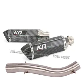 Pi049eko001 Kolightning Exhaust Tip Middle Link Tube For Ducati Scrambler 800 821 Monster 797 2017-2023