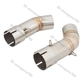 Pi050-d Kolightning For Ducati 848 1098 1198 Motorcycle Exhaust Middle Link Pipe Connect Tube Steel