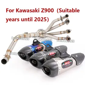 Pi052-awu128-abc139-a Kolightning Motorcycle Exhaust System Muffler Tip Middle Link For Kawasaki Z900 2017-2025