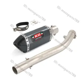 Pi056-h Kolightning Ko002 For Honda Cbr600f4i 2001-2007 Exhaust Tail Pipe Middle Link Tube 51mm Mufflers