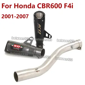 Pi056-hko064 Kolightning For Honda Cbr600 F4i 2001-2007 Slip-on Motorcycle Middle Link Exhaust Tail Pipes