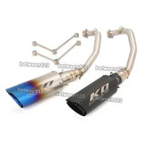 Pi093-cko106 Kolightning 250mm Short Motor Exhaust Middle Link Tip For Yamaha Zuma 125 Bws 2002-2021
