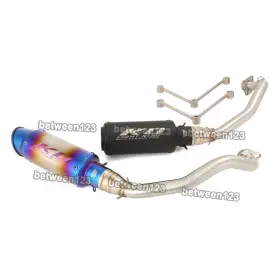 Pi093-cko8951 Kolightning Mid Link Pipe Slip-on Exhaust System Kits For Yamaha Zuma 125 Bws 2002-2021