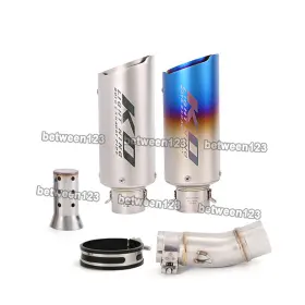 Pi102-cko106pi036-btina Kolightning For Kawasaki Ninja 250 400 2017-2025 Mid Link Slip-on Exhaust System Muffler Tip
